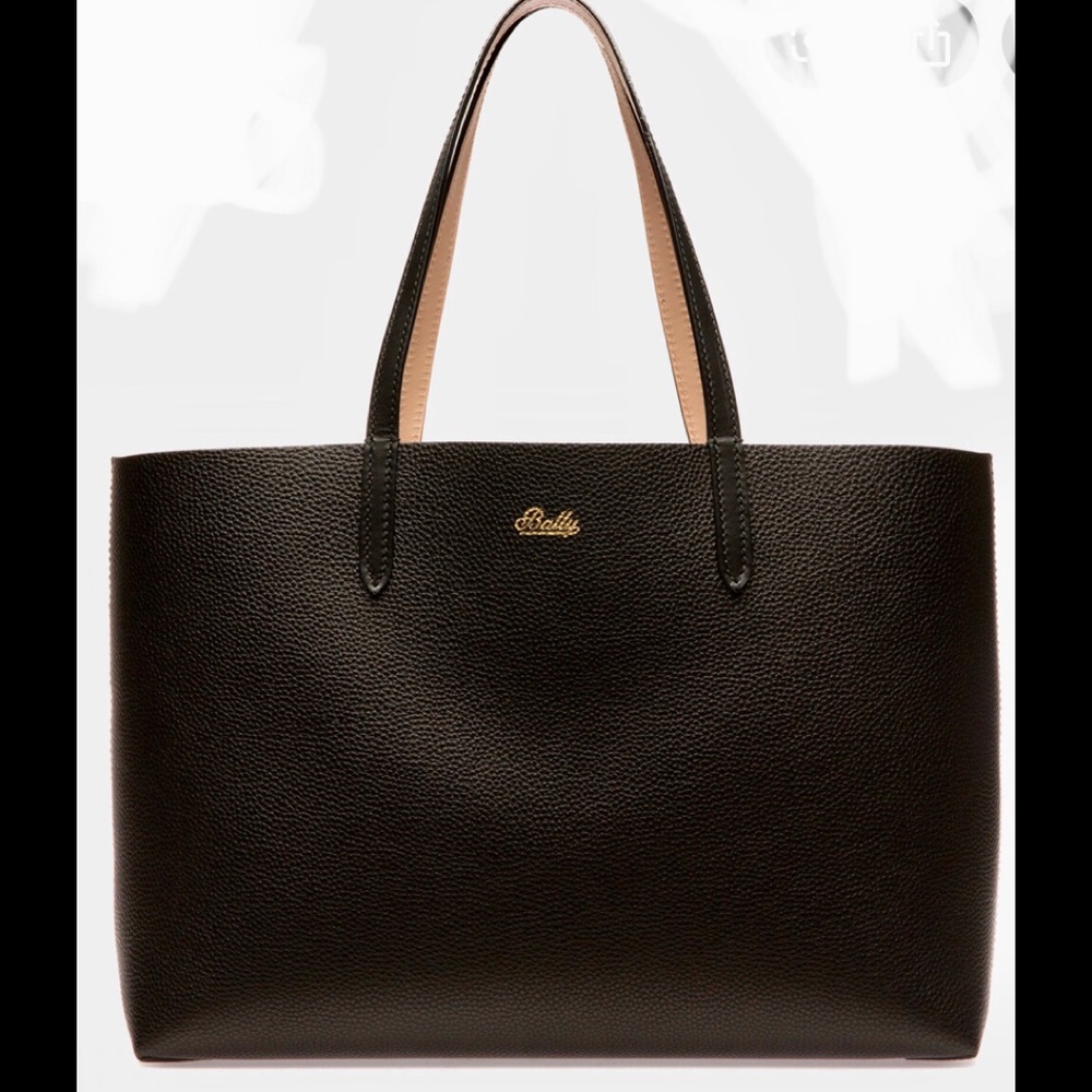 Authentic Bally Rory Reversible Tote Bag - Black